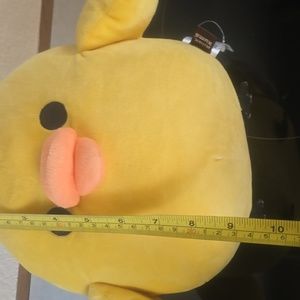 San-X 2017 Rilakkuma Kiiroitori Yellow Chick Bird Duck Plush Stuffed Animal Toy